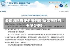 云南地区有多少病例疫情(云南目前有多少例)