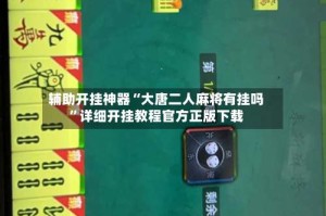 辅助开挂神器“大唐二人麻将有挂吗”详细开挂教程官方正版下载