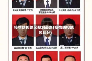 疫情防控地区规划最新(疫情防控地区划分)