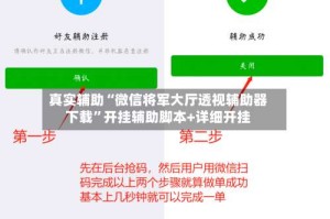 真实辅助“微信将军大厅透视辅助器下载”开挂辅助脚本+详细开挂