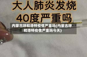 内蒙古呼和浩特疫情严重吗(内蒙古呼和浩特疫情严重吗今天)