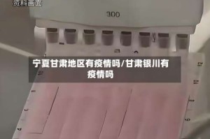 宁夏甘肃地区有疫情吗/甘肃银川有疫情吗