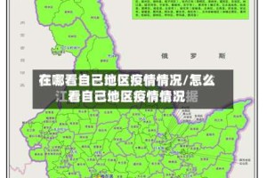 在哪看自己地区疫情情况/怎么看自己地区疫情情况
