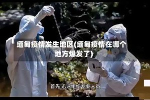 缅甸疫情发生地区(缅甸疫情在哪个地方爆发了)