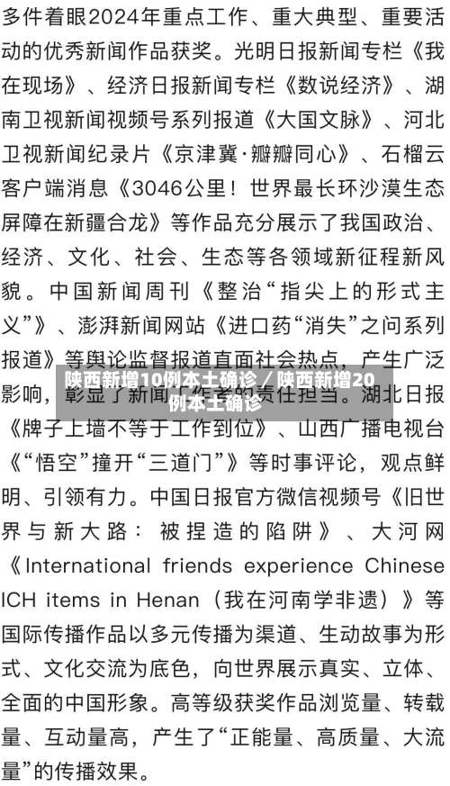 陕西新增10例本土确诊／陕西新增20例本土确诊-第2张图片