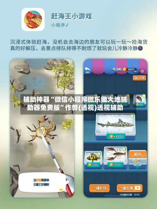 辅助神器“微信小程序微乐锄大地辅助器免费版”作弊(透视)透视辅助-第2张图片