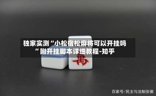 独家实测“小松宿松麻将可以开挂吗”附开挂脚本详细教程-知乎-第3张图片