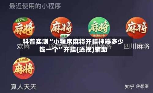 科普实测“小程序麻将开挂神器多少钱一个”开挂(透视)辅助-第2张图片