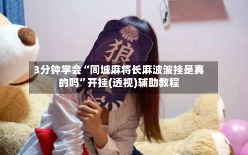 3分钟学会“同城麻将长麻波波挂是真的吗”开挂(透视)辅助教程-第3张图片