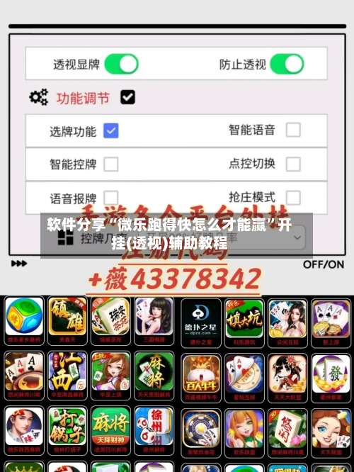 软件分享“微乐跑得快怎么才能赢”开挂(透视)辅助教程-第1张图片