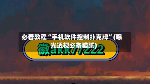 必看教程“手机软件控制扑克牌”(曝光透视必备猫腻)-第1张图片