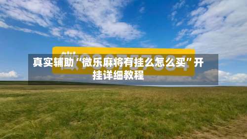 真实辅助“微乐麻将有挂么怎么买”开挂详细教程-第1张图片