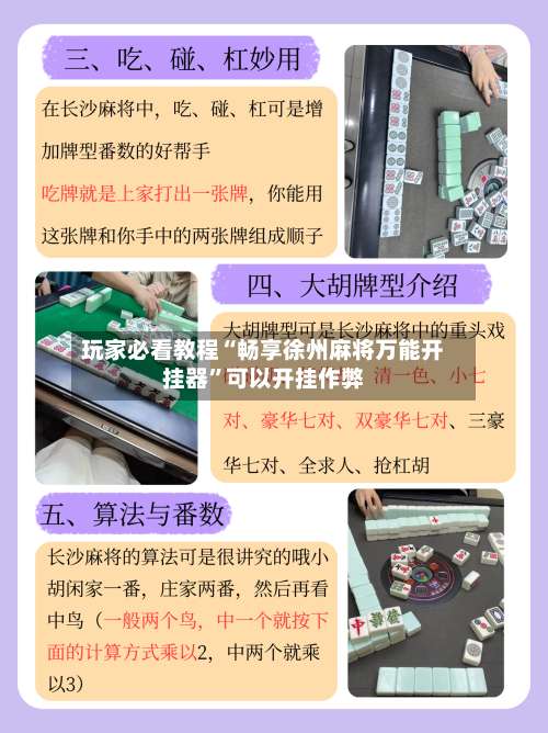 玩家必看教程“畅享徐州麻将万能开挂器	”可以开挂作弊-第2张图片