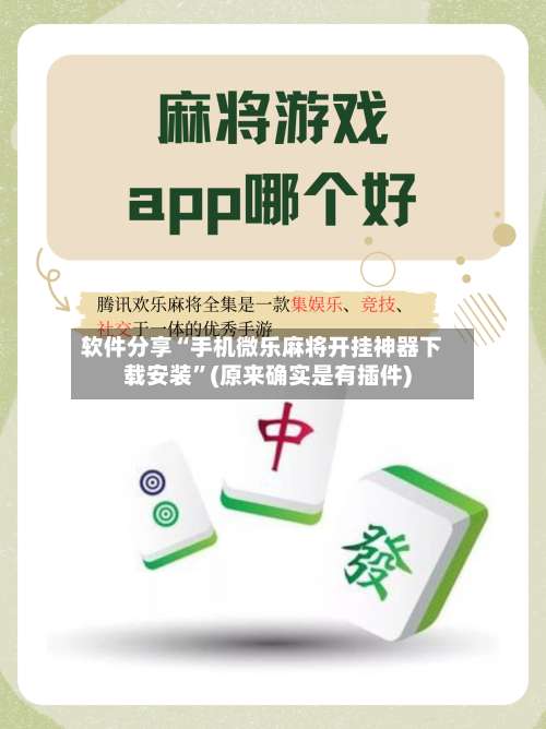 软件分享“手机微乐麻将开挂神器下载安装”(原来确实是有插件)-第2张图片