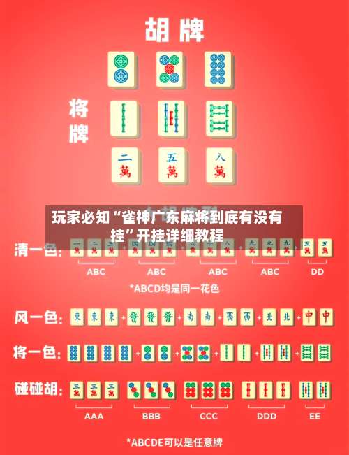 玩家必知“雀神广东麻将到底有没有挂”开挂详细教程-第2张图片