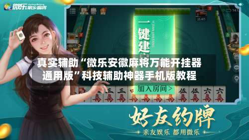 真实辅助“微乐安徽麻将万能开挂器通用版”科技辅助神器手机版教程-第2张图片