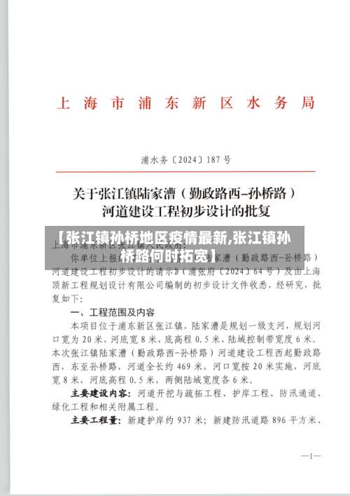 【张江镇孙桥地区疫情最新,张江镇孙桥路何时拓宽】-第1张图片