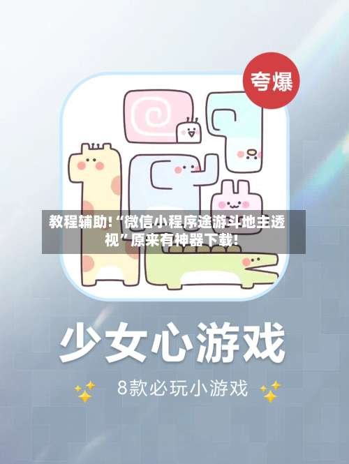 教程辅助!“微信小程序途游斗地主透视”原来有神器下载!-第3张图片