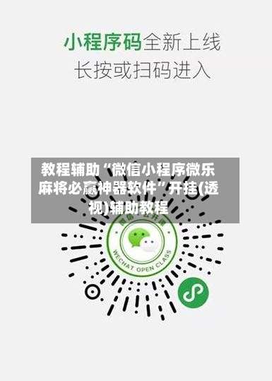 教程辅助“微信小程序微乐麻将必赢神器软件”开挂(透视)辅助教程-第1张图片