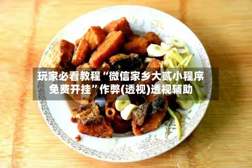 玩家必看教程“微信家乡大贰小程序免费开挂	”作弊(透视)透视辅助-第2张图片