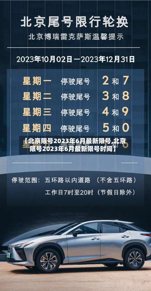 【北京限号2023年6月最新限号,北京限号2023年6月最新限号时间】-第1张图片