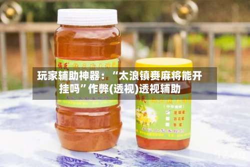 玩家辅助神器：“太浪镇赉麻将能开挂吗	”作弊(透视)透视辅助-第1张图片