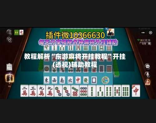 教程解析“东游麻将开挂教程”开挂(透视)辅助教程-第2张图片