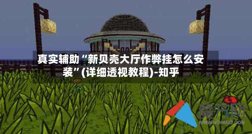 真实辅助“新贝壳大厅作弊挂怎么安装”(详细透视教程)-知乎-第1张图片