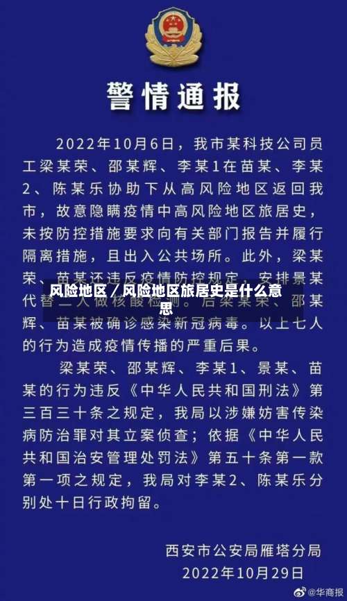 风险地区/风险地区旅居史是什么意思-第2张图片