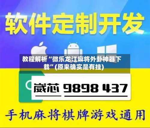 教程解析“微乐龙江麻将外卦神器下载”(原来确实是有挂)-第1张图片