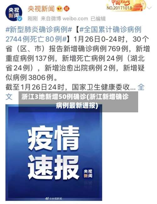 浙江3地新增50例确诊(浙江新增确诊病例最新通报)-第2张图片