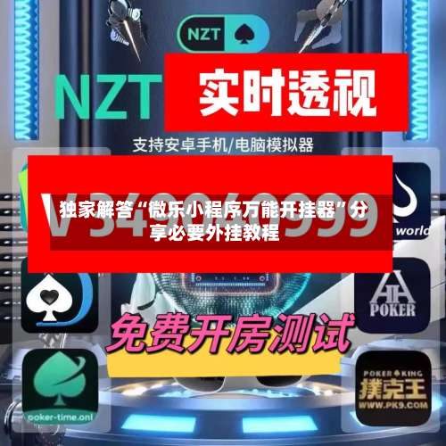 独家解答“微乐小程序万能开挂器”分享必要外挂教程-第2张图片