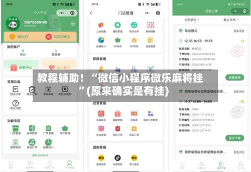 教程辅助！“微信小程序微乐麻将挂”(原来确实是有挂)-第2张图片