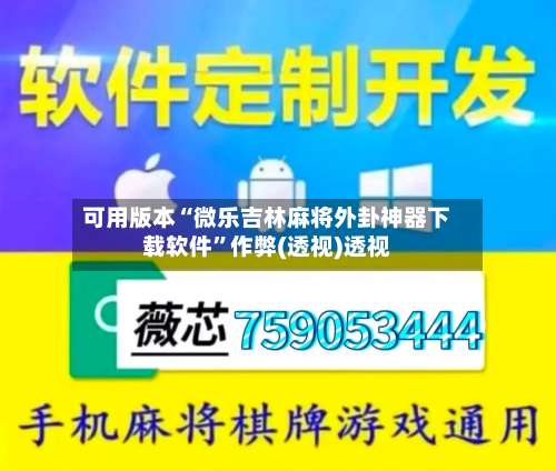 可用版本“微乐吉林麻将外卦神器下载软件”作弊(透视)透视-第2张图片