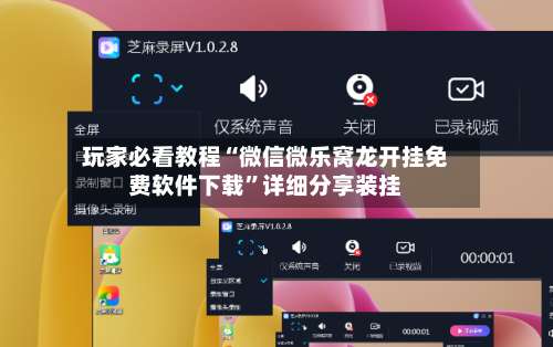 玩家必看教程“微信微乐窝龙开挂免费软件下载”详细分享装挂-第1张图片