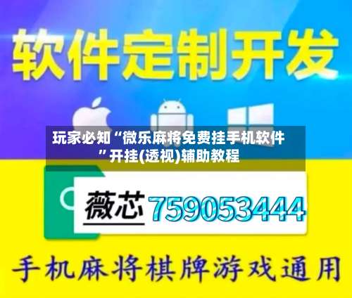 玩家必知“微乐麻将免费挂手机软件”开挂(透视)辅助教程-第2张图片