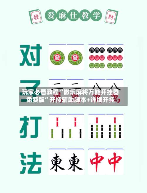 玩家必看教程“微乐麻将万能开挂器免费版”开挂辅助脚本+详细开挂-第2张图片