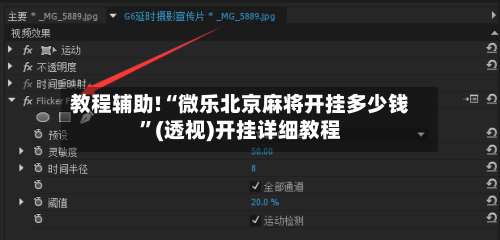 教程辅助!“微乐北京麻将开挂多少钱”(透视)开挂详细教程-第1张图片