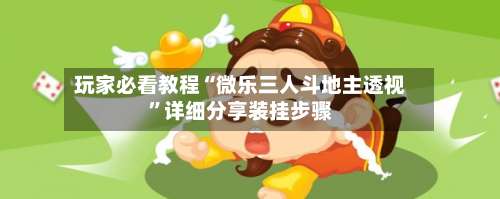 玩家必看教程“微乐三人斗地主透视	”详细分享装挂步骤-第1张图片