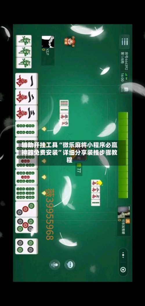 辅助开挂工具“微乐麻将小程序必赢神器免费安装”详细分享装挂步骤教程-第3张图片