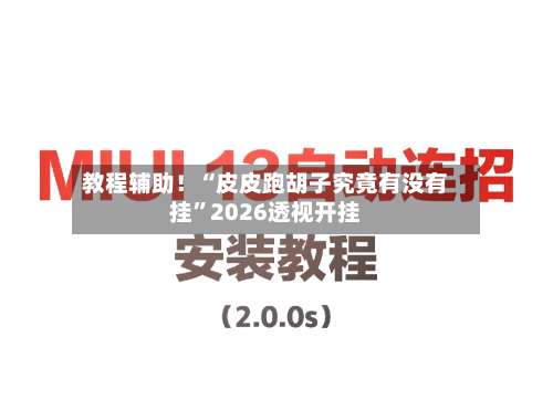 教程辅助！“皮皮跑胡子究竟有没有挂”2026透视开挂-第3张图片