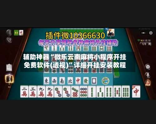 辅助神器“微乐云南麻将小程序开挂免费软件(透视)”详细开挂安装教程-第2张图片