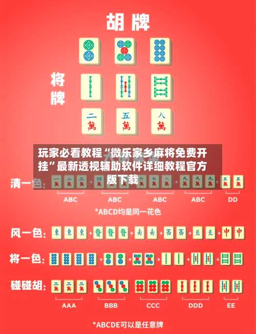 玩家必看教程“微乐家乡麻将免费开挂”最新透视辅助软件详细教程官方版下载-第1张图片