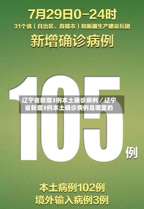 辽宁省新增3例本土确诊病例/辽宁省新增3例本土确诊病例是哪里的-第2张图片