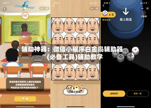 辅助神器：微信小程序白金岛辅助器”(必备工具)辅助教学-第1张图片