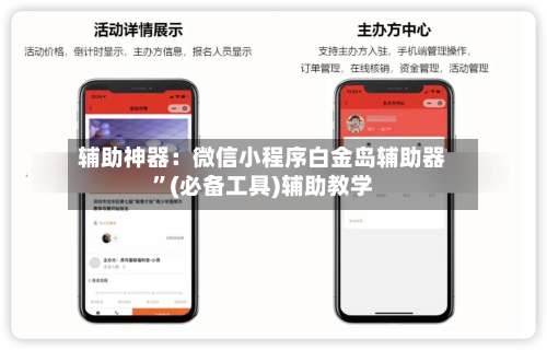 辅助神器：微信小程序白金岛辅助器	”(必备工具)辅助教学-第2张图片