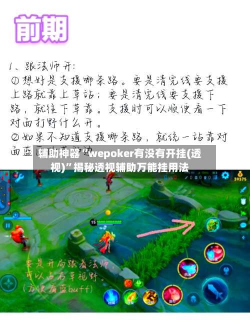 辅助神器“wepoker有没有开挂(透视)”揭秘透视辅助万能挂用法-第1张图片