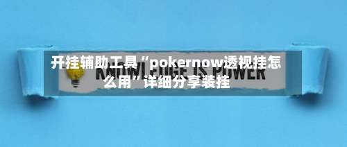 开挂辅助工具“pokernow透视挂怎么用	”详细分享装挂-第1张图片
