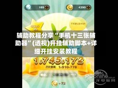 辅助教程分享“手机十三张辅助器”(透视)开挂辅助脚本+详细开挂安装教程-第1张图片