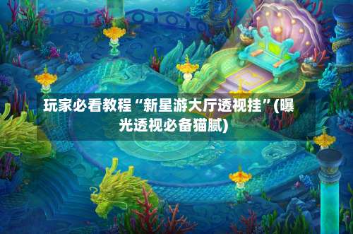 玩家必看教程“新星游大厅透视挂”(曝光透视必备猫腻)-第1张图片